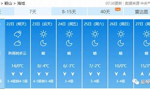 海城市天气预报海城_海城市天气预报海城市