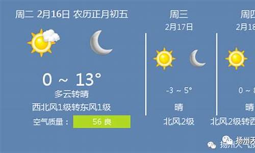 扬州天气60天天气预报_扬州天气60天天气预报古